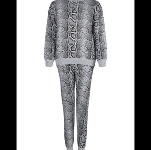 🎈 SOLD Snake Print 2 piece Set